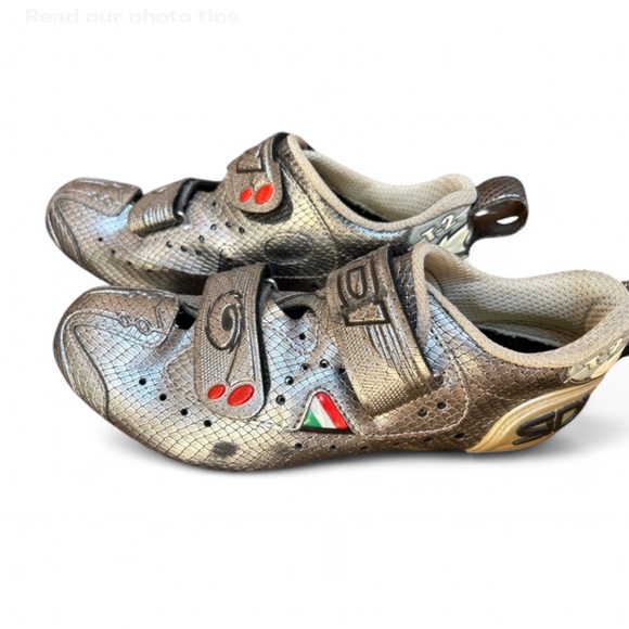 SiDI Other - T2 carcon mamba silver snake triathlon Cycling Shoes - Size 7.5 men /9.5 W